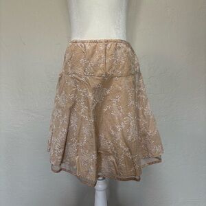 Vintage Joe Benbasset Embroidered Floral Skirt – Size Large